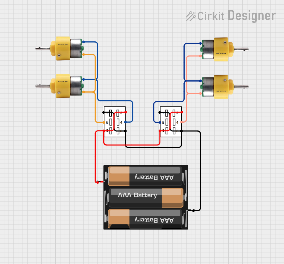 Image of DPDT Car: A project utilizing DC worm gear motor  in a practical application