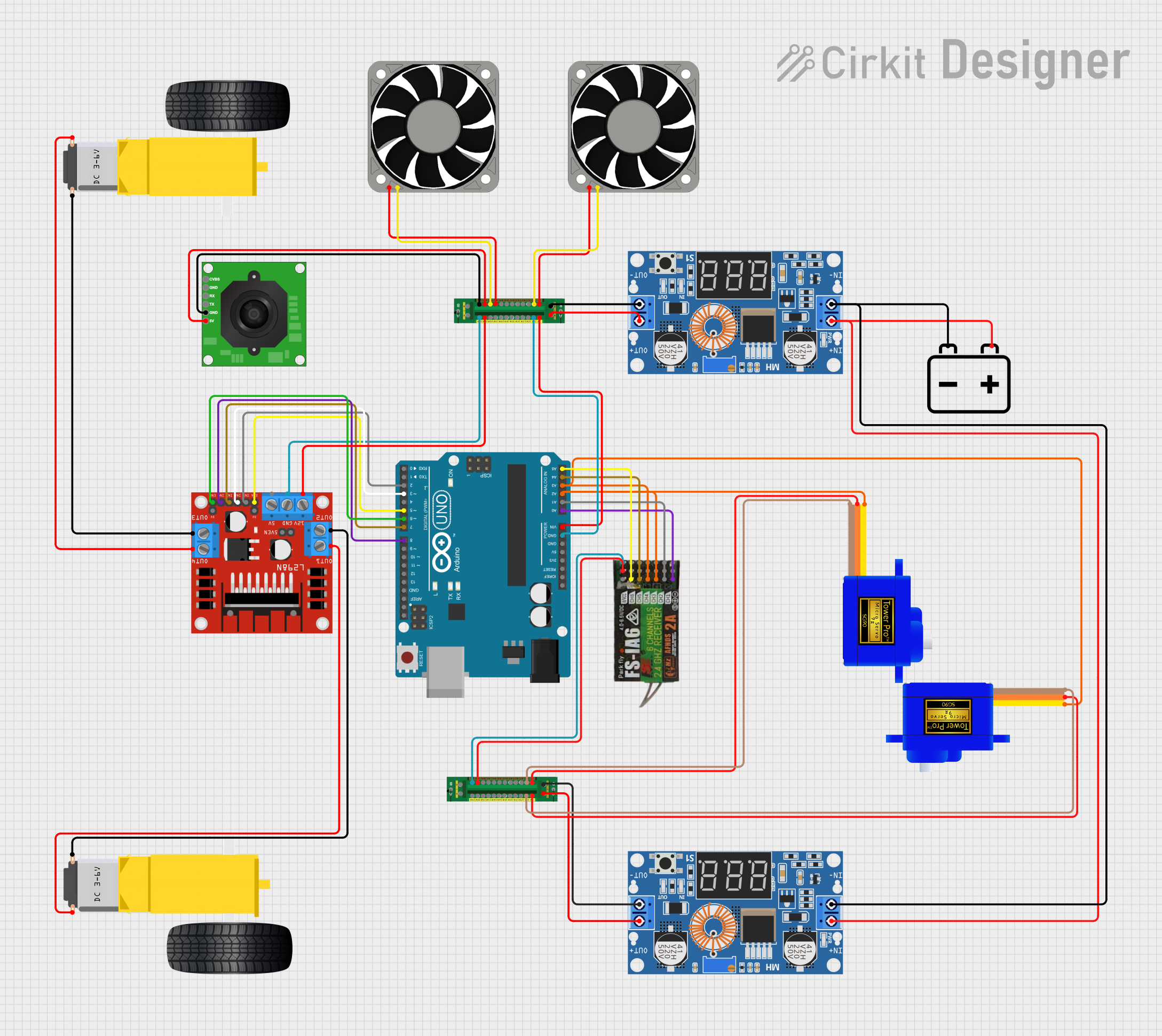 Image of FYDP Circuit MK8: A project utilizing Fly-Super8Pro in a practical application