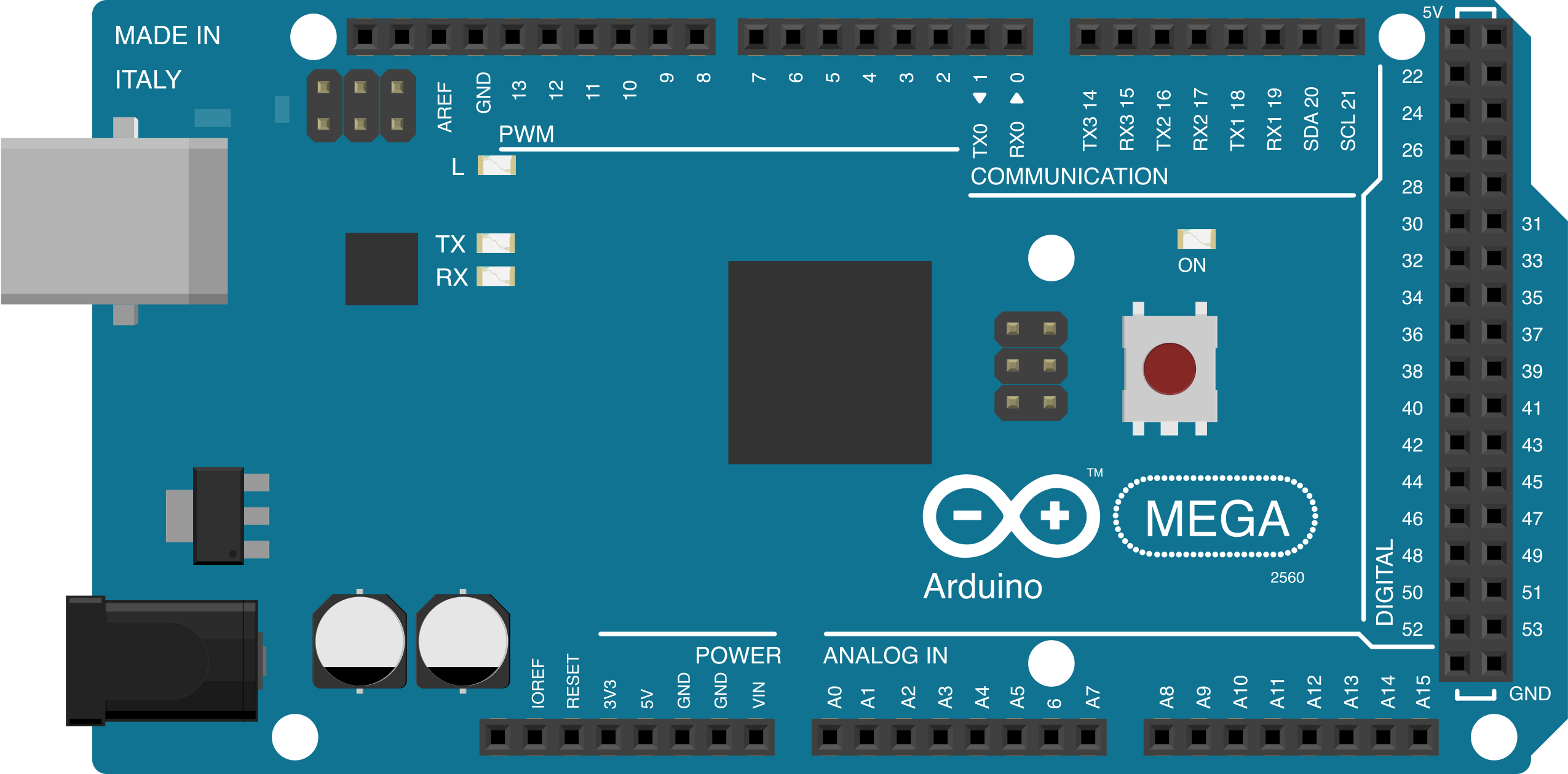 Image of Arduino Mega 2560 (Rev3)