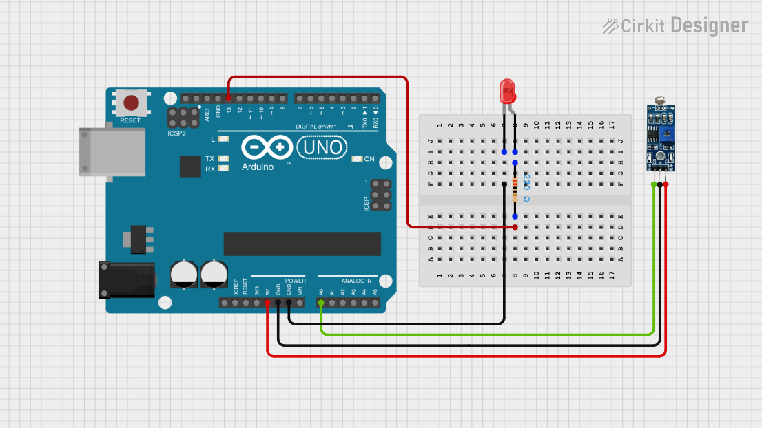 Image of switch: A project utilizing Module LDR in a practical application