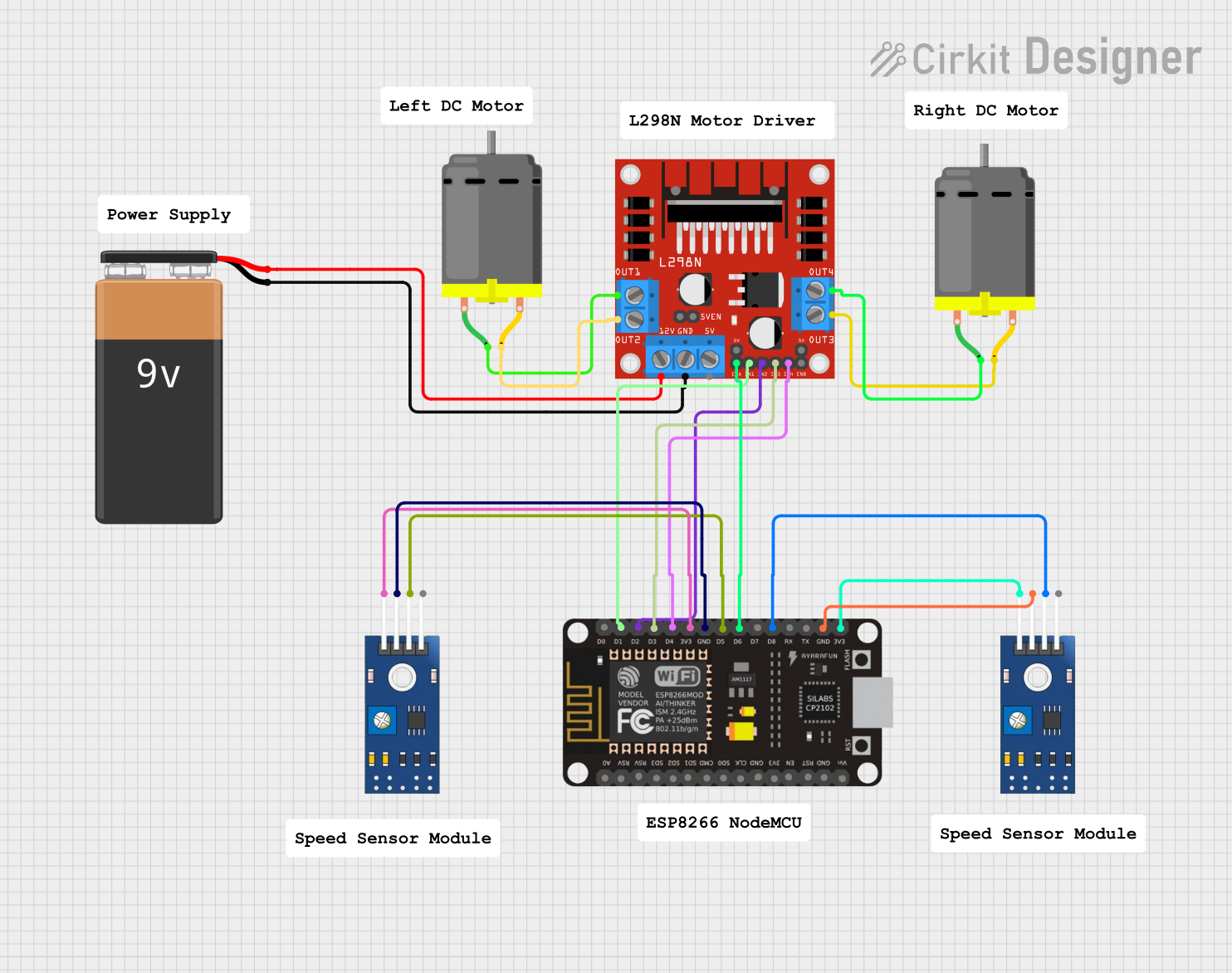 Image of embedded_assignment : A project utilizing LN298 Motor Controller in a practical application