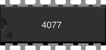 Image of 4077 4 x 2 Input XNOR Gate, multi-part