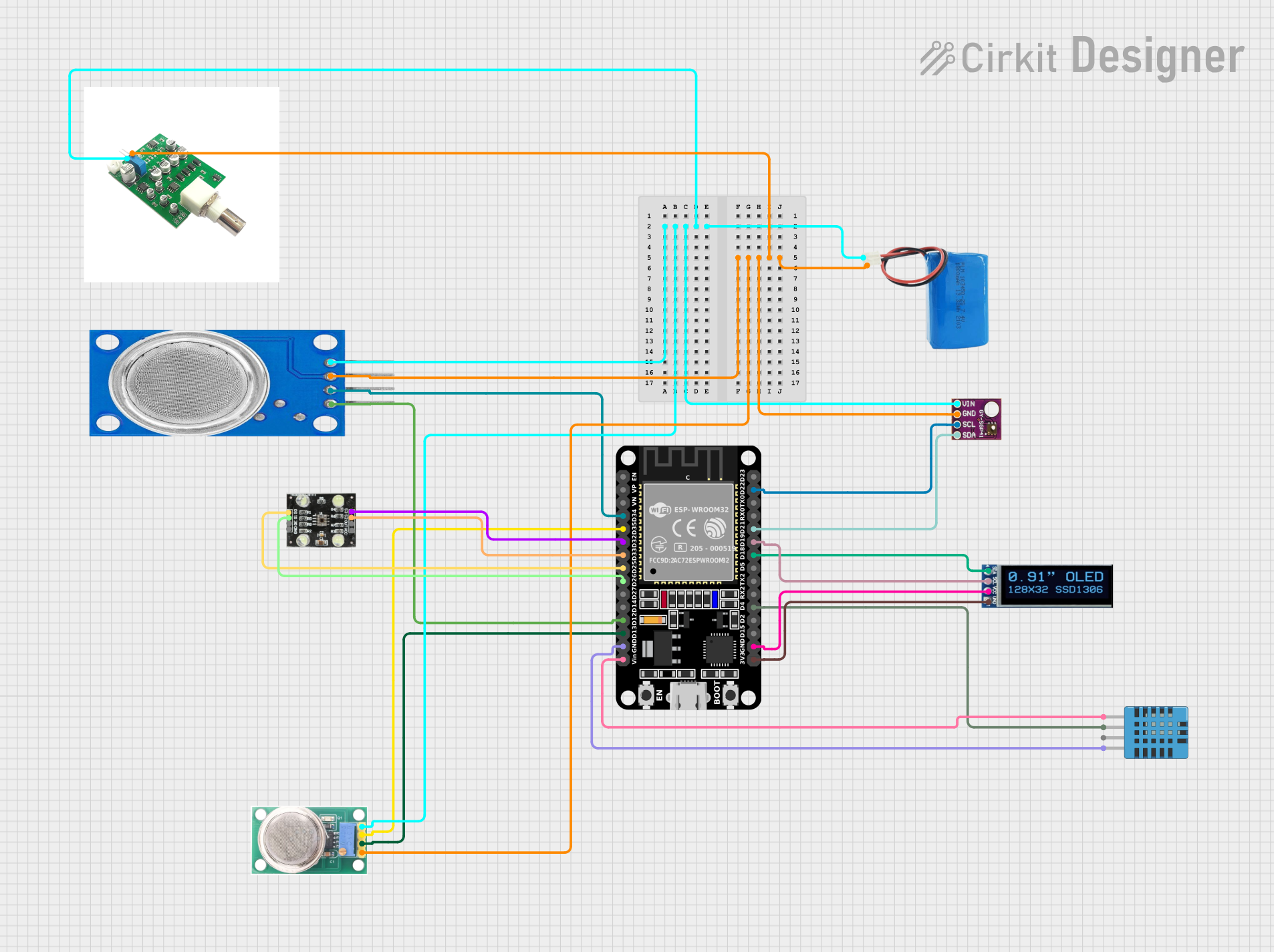 Image of meat_spoilage: A project utilizing Fermion: MEMS Volatile Organic Compounds VOC Gas Detection Sensor (Breakout, 1-500ppm) in a practical application