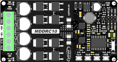 Image of MDDRC10 10Amp 7V-30V DC Motor Driver for R/C (2 Channels)