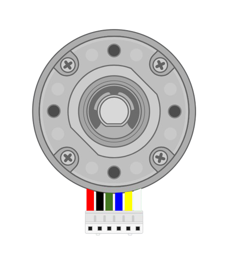 Image of DC Motor with Encoder