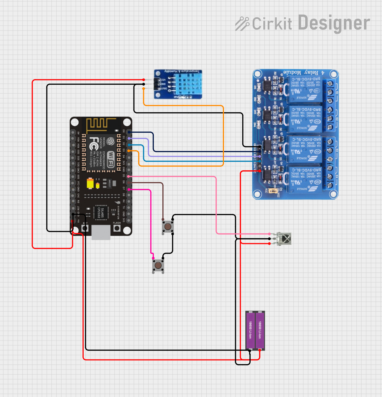 Image of Home automation: A project utilizing ESP8266-05 in a practical application