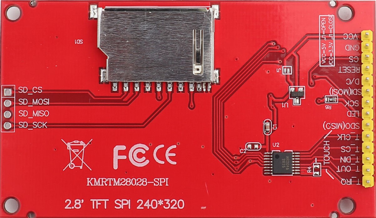 Image of ILI9341 TFT display