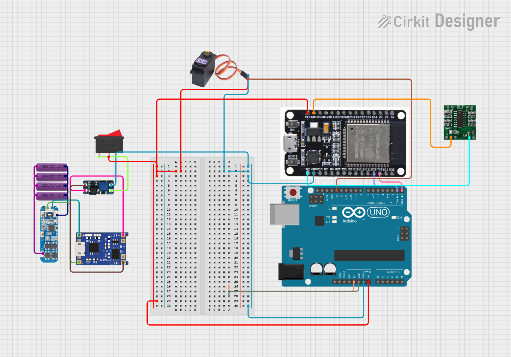 Image of robot: A project utilizing 3xAABattery in a practical application