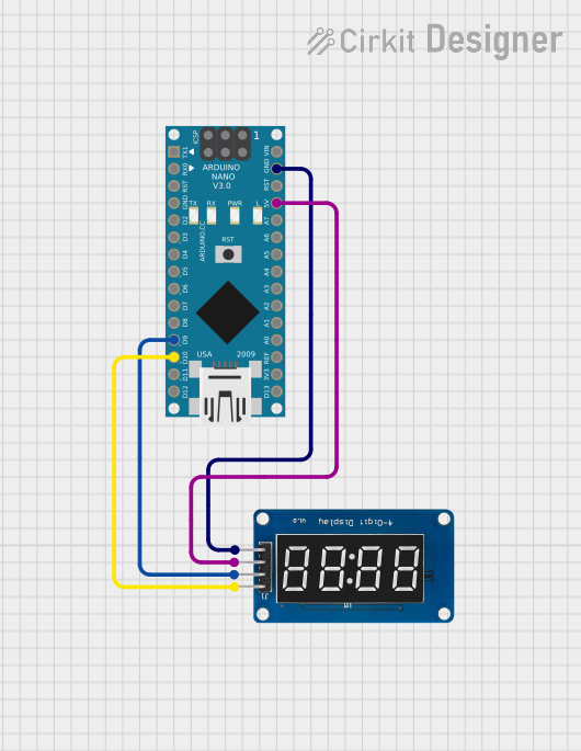 Image of test: A project utilizing TM1638 display & switch in a practical application