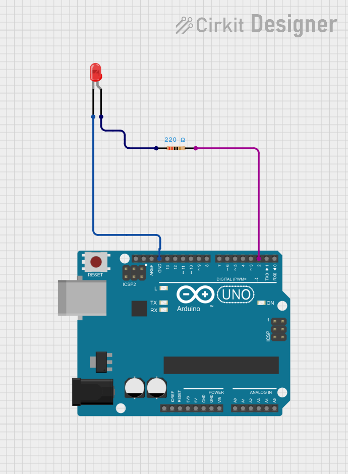Image of led: A project utilizing Led 5mm Red in a practical application