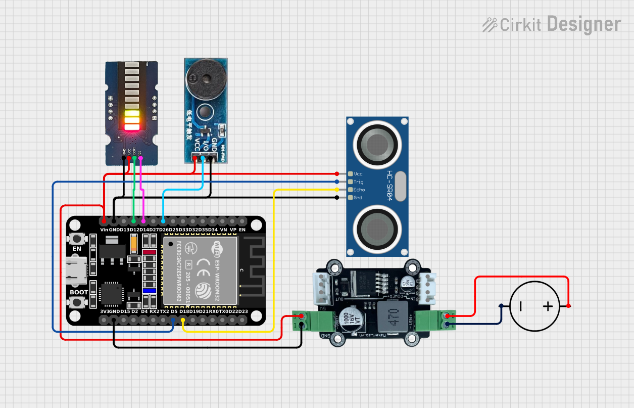 Image of iot device: A project utilizing MKE-M01 LED Module in a practical application