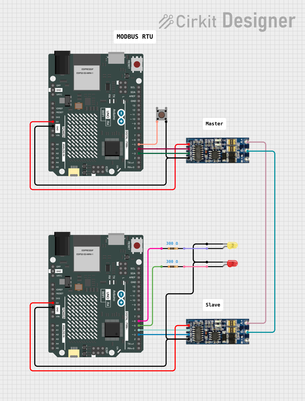 Image of ModbusRTU : RS485 to TTL (UART): A project utilizing Rj45 Port in a practical application