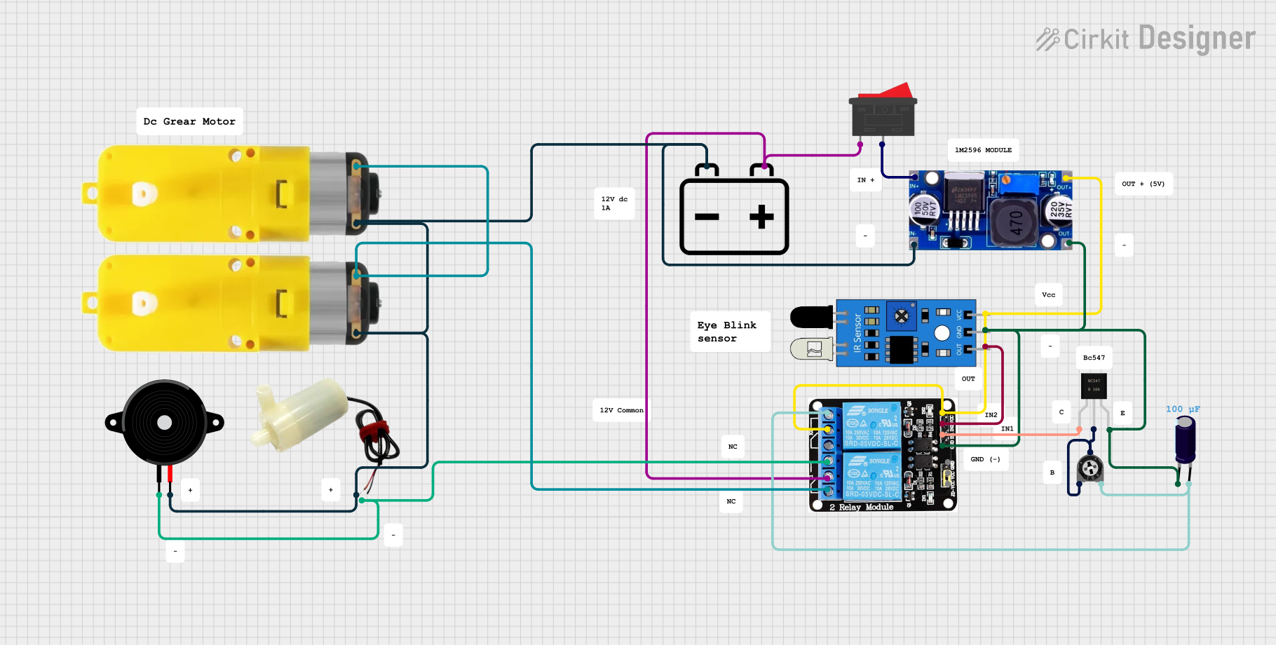 Image of driver exident priventive systems: A project utilizing Trigger Delay Relay 6-30V in a practical application