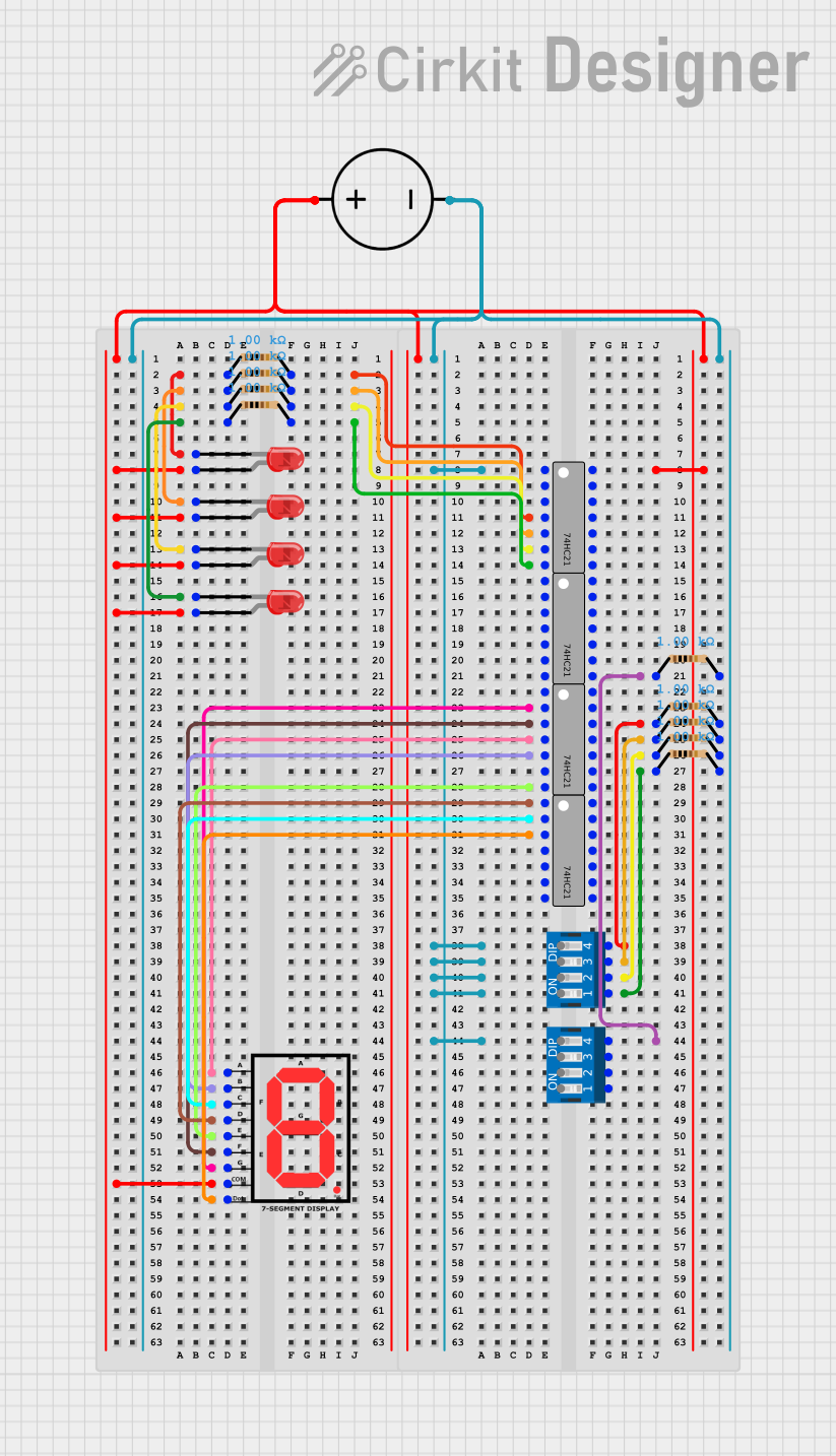 Image of FPGA Exp. 1: A project utilizing 7-Segment Panel Voltmeter in a practical application