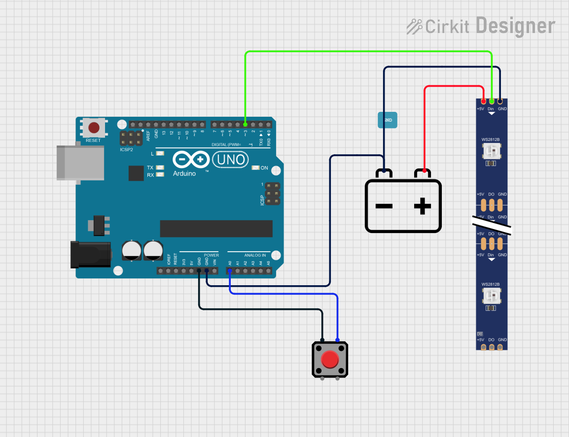 Image of rainbow_test_01: A project utilizing Adafruit LED Sequin - Ruby Red in a practical application