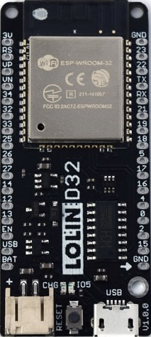 Image of WeMos LOLIN D32 V1.0.0 ESP-32 WiFi-Bluetooth Combo