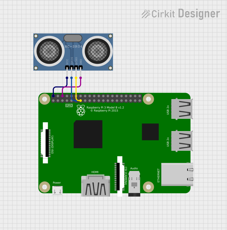 Image of Deteksi jarak 15 cm: A project utilizing HC-SR04 Ultrasonic Distance Sensor (Wokwi Compatible) in a practical application