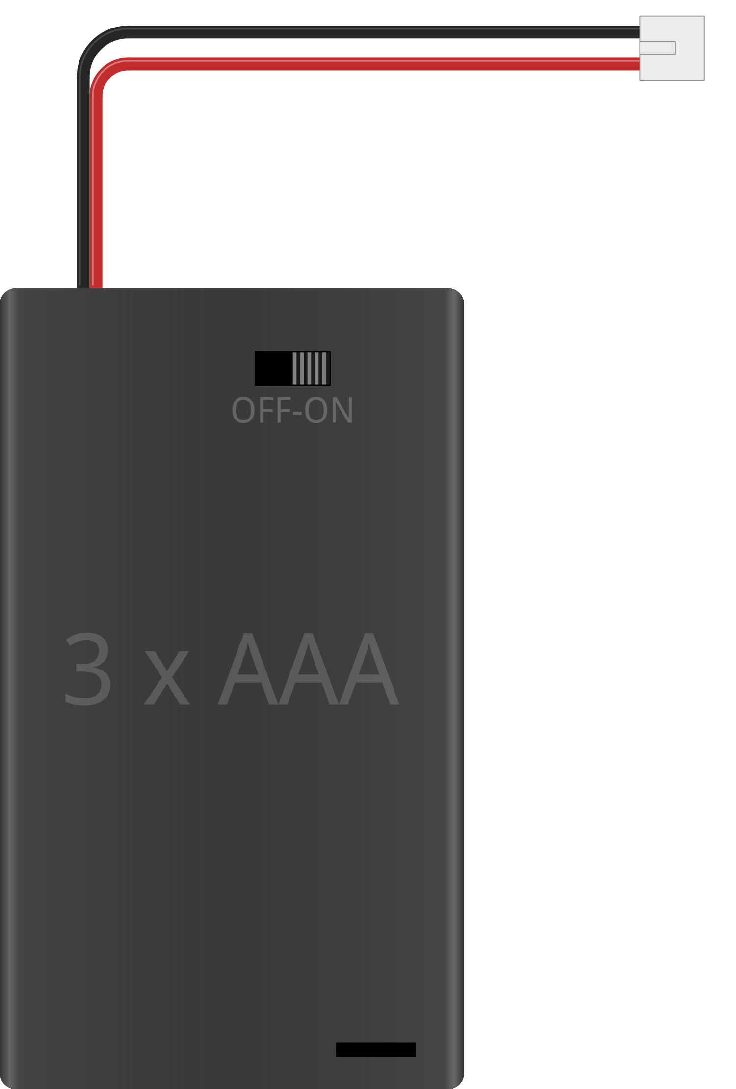 Image of 3xAAA Battery Pack with Switch and JST