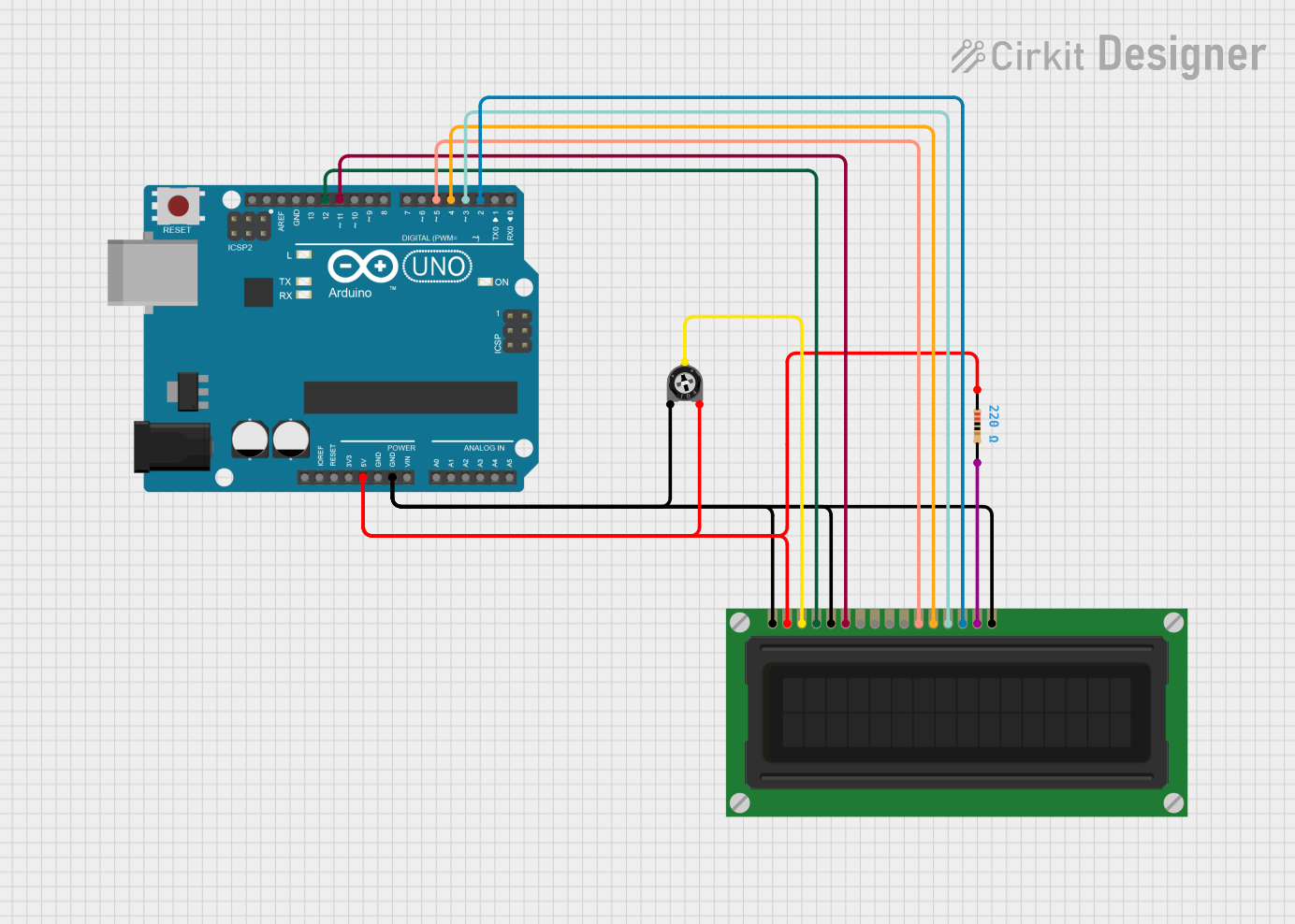 Image of Liquid Crystal Displays (LCD) with Arduino: A project utilizing LCD Display (16 pin) in a practical application