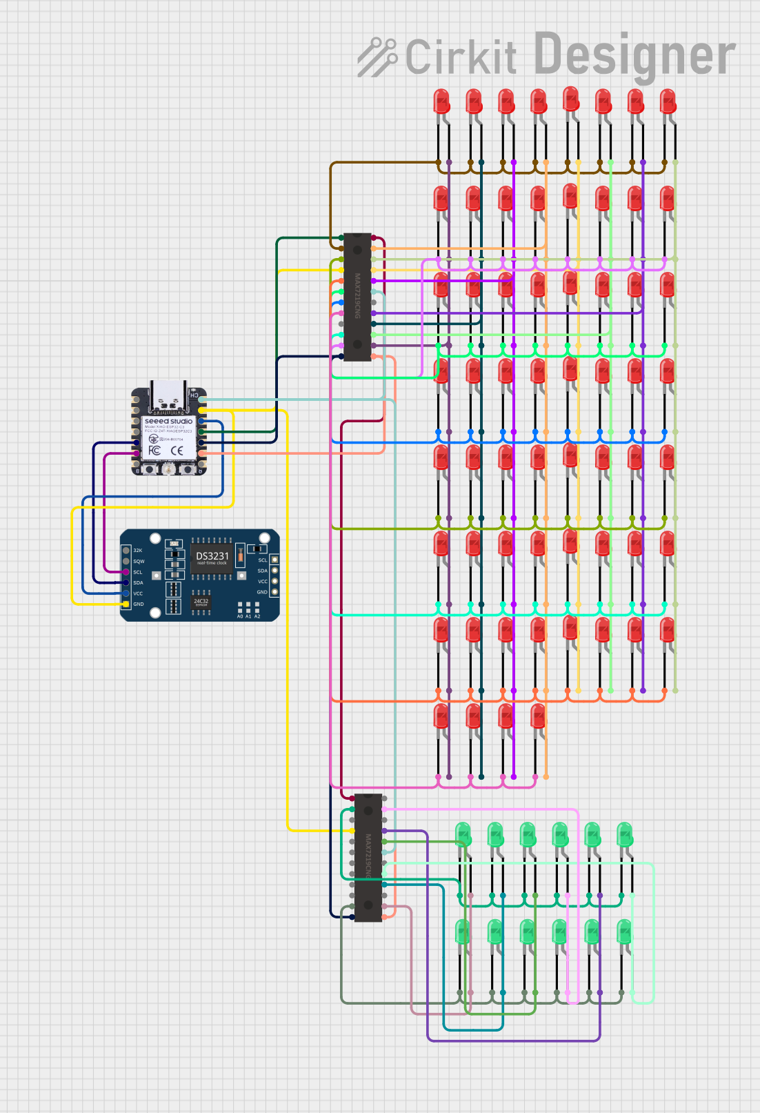 Image of Watch: A project utilizing 8x32 max7219 in a practical application
