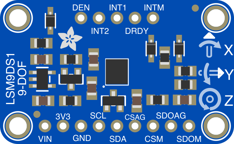 Image of Adafruit LSM9DS1 9DoF Breakout