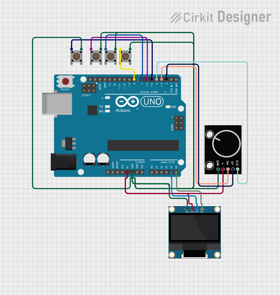 Image of ARDUNIO: A project utilizing oled display 2.42 in a practical application