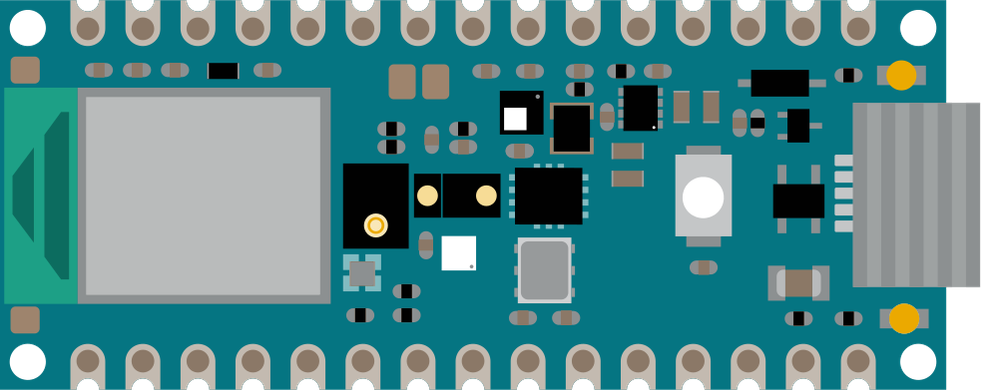 Image of  Arduino® Nano 33 BLE Sense Rev2