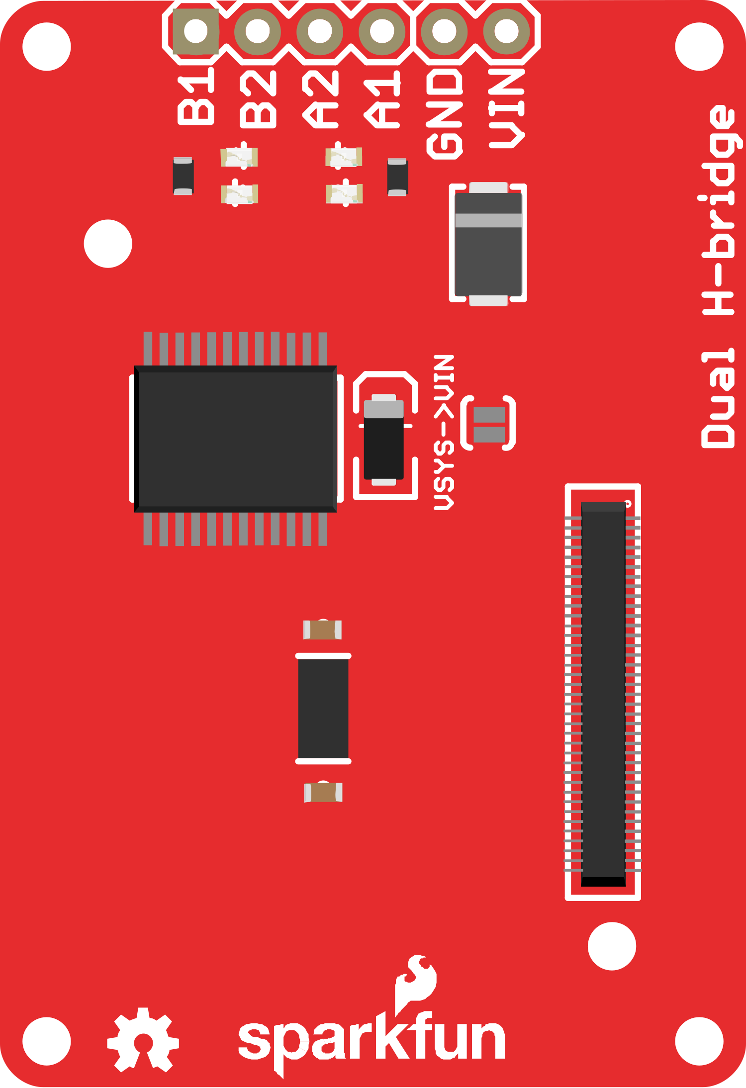 Image of SparkFun Block for Intel Edison - Dual H-Bridge