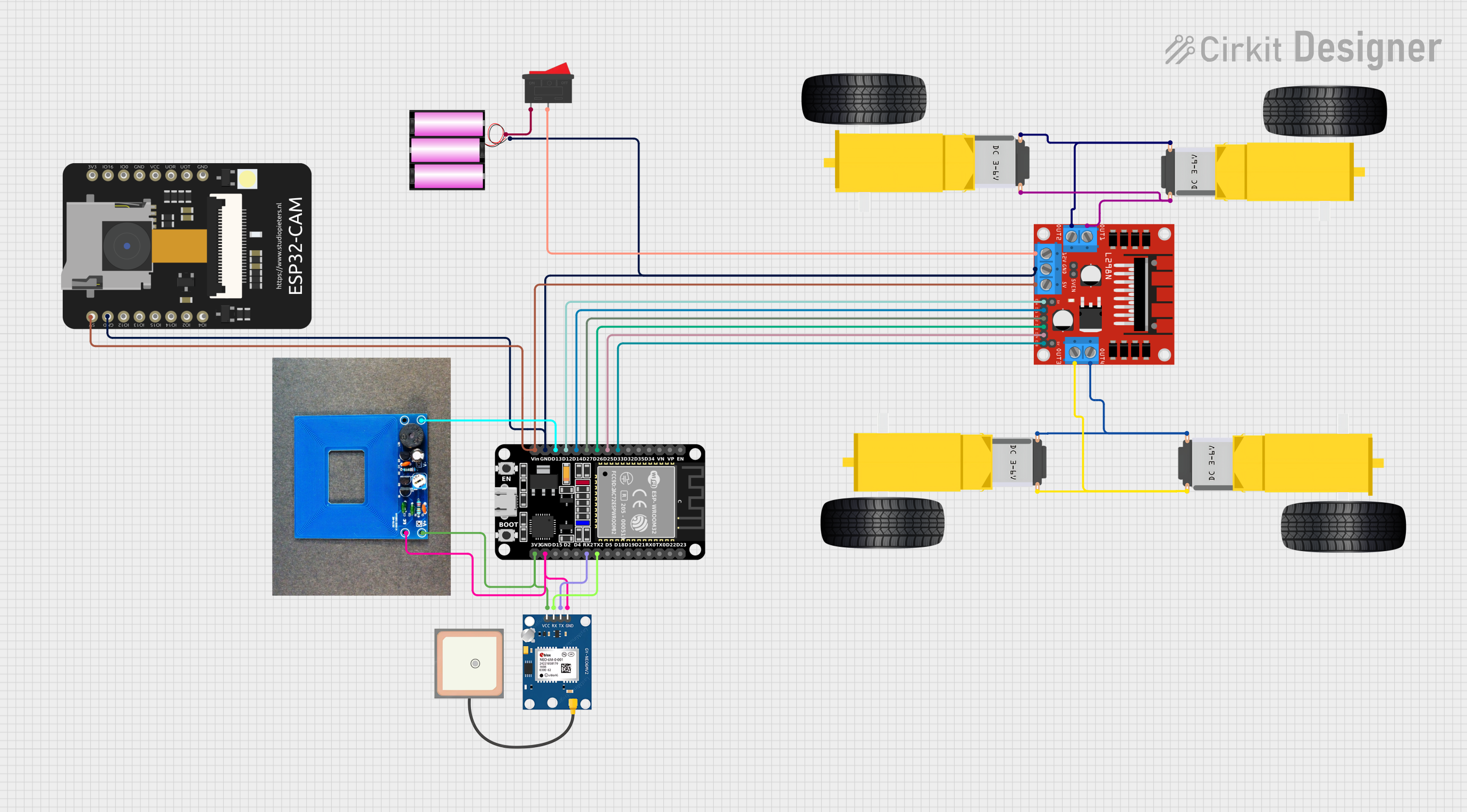 Image of Revolutioning Demining: AI Powered Landmine Detection: A project utilizing motor and wheels in a practical application