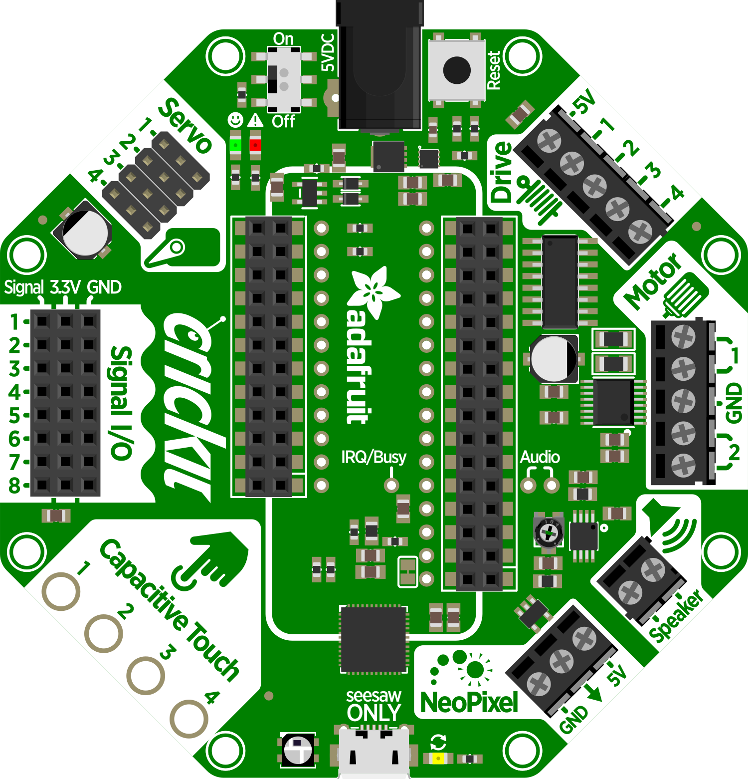 Image of Adafruit Crickit FeatherWing