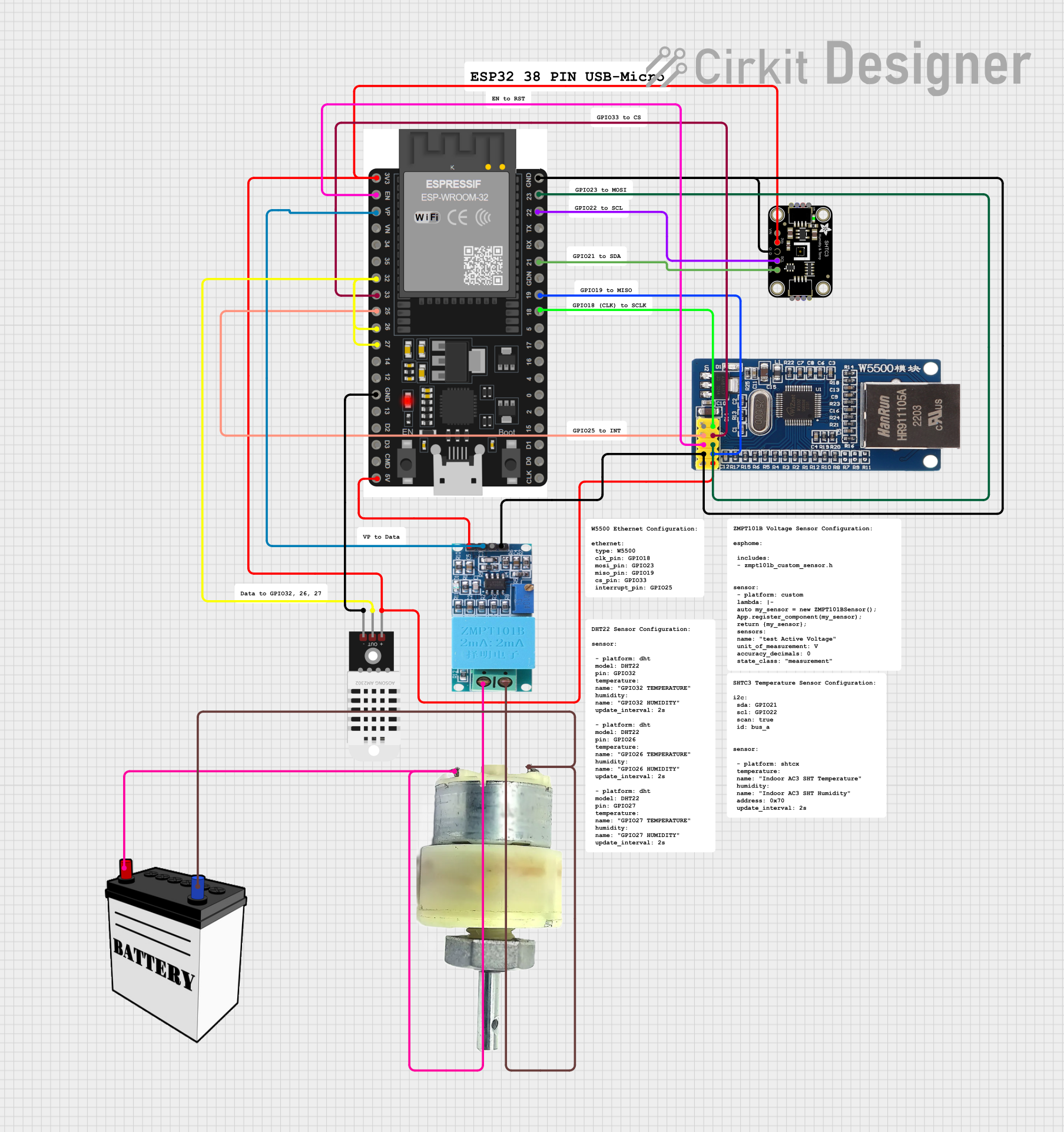 Image of ESP32 38Pin USBMicro: A project utilizing ESP32-2432S028 in a practical application