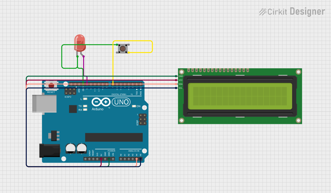 Image of My first project with arduino simulator