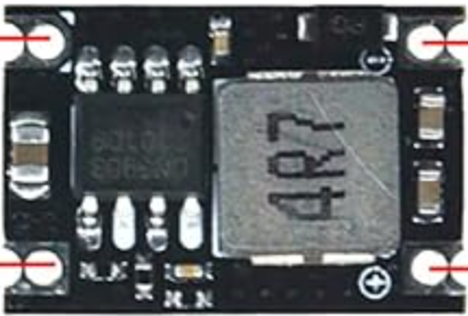 Image of MP1584EN 5pcs Mini 5V Buck Converter Board - 5-30V to 5V, 1.8A Output, Small Size, Black