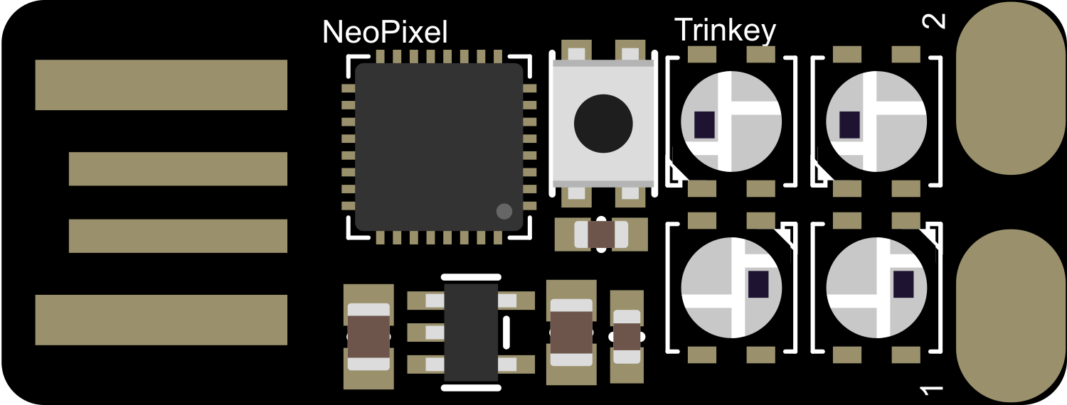 Image of Adafruit Neo Trinkey