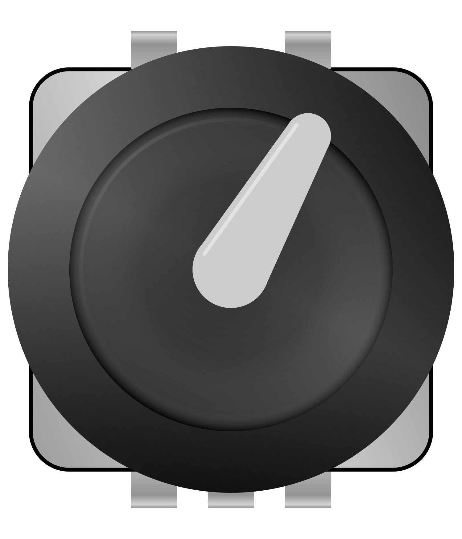 Image of Rotary Encoder Knob with Push Button