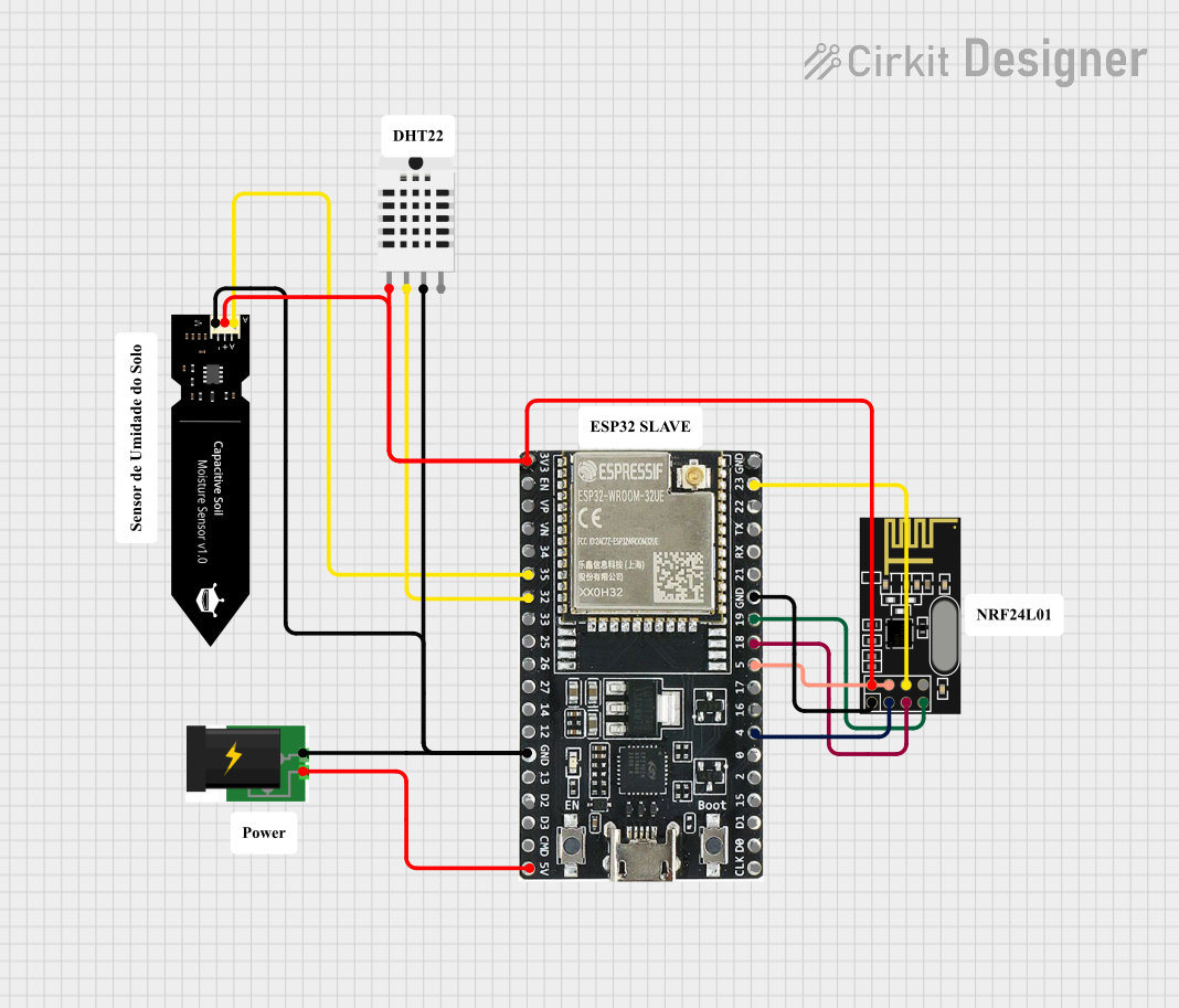 Image of slaveUNIVERDE: A project utilizing MaxDetect RHT03 Humidity and Temperature Sensor in a practical application