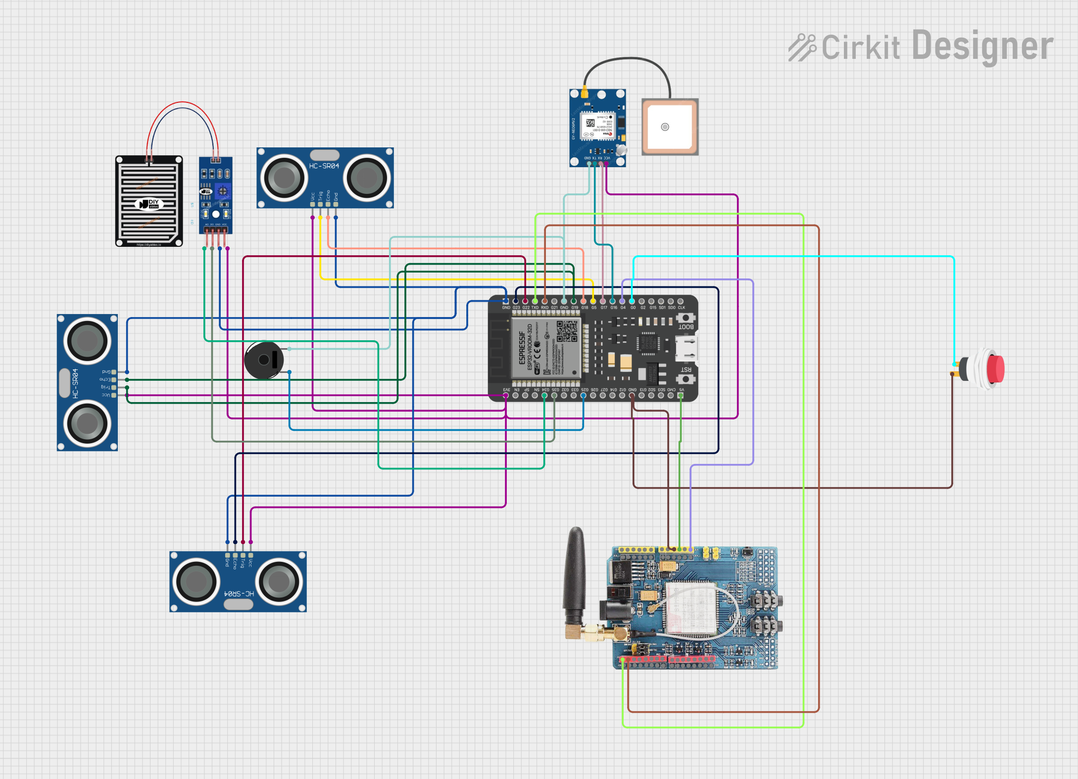 Image of SMART BLIND STICK CONNECTION: A project utilizing ESP32 - 38 pins Expansion Board in a practical application