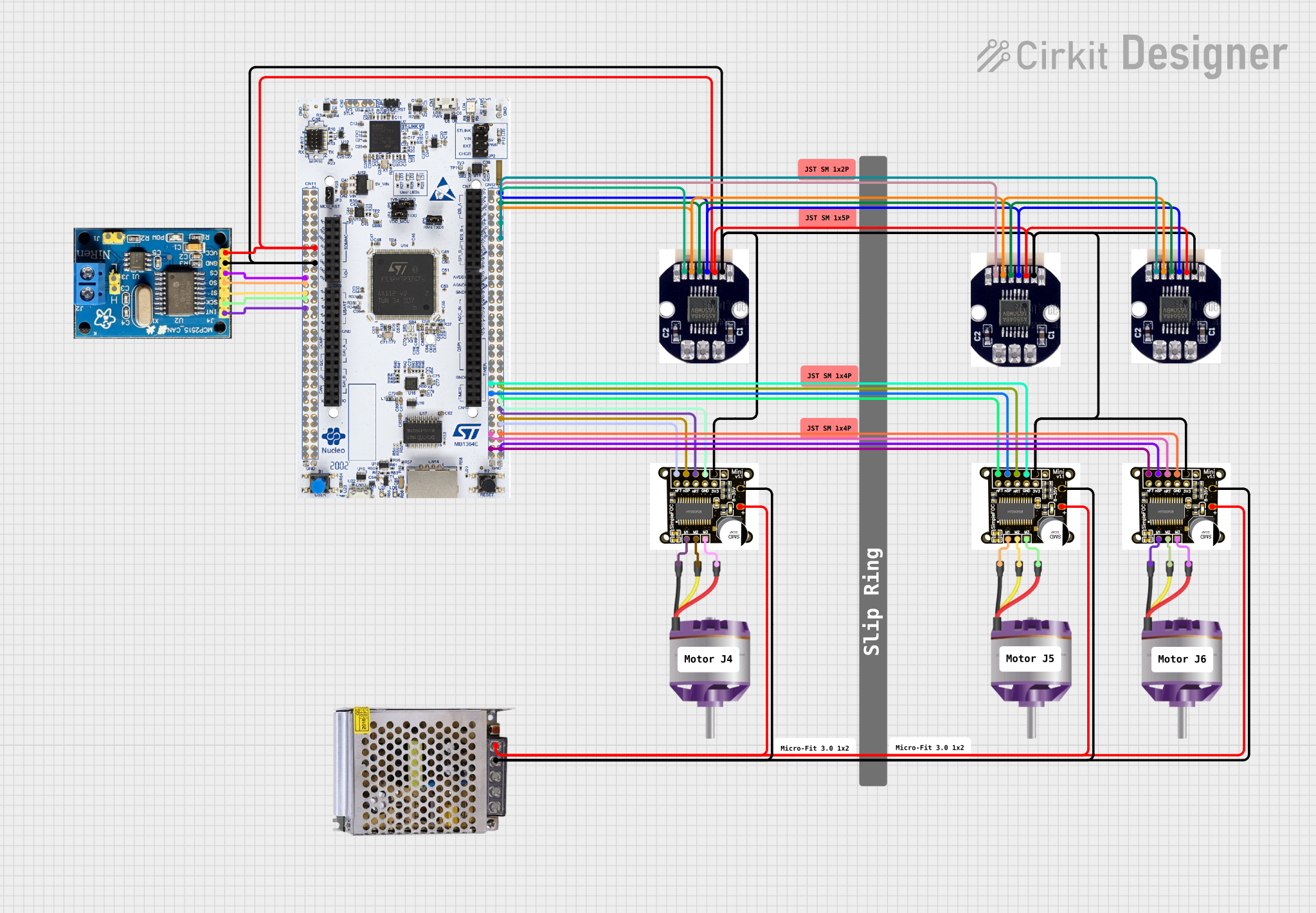 Image of Robot Arm 2.0: A project utilizing AMR SDD motor controller in a practical application