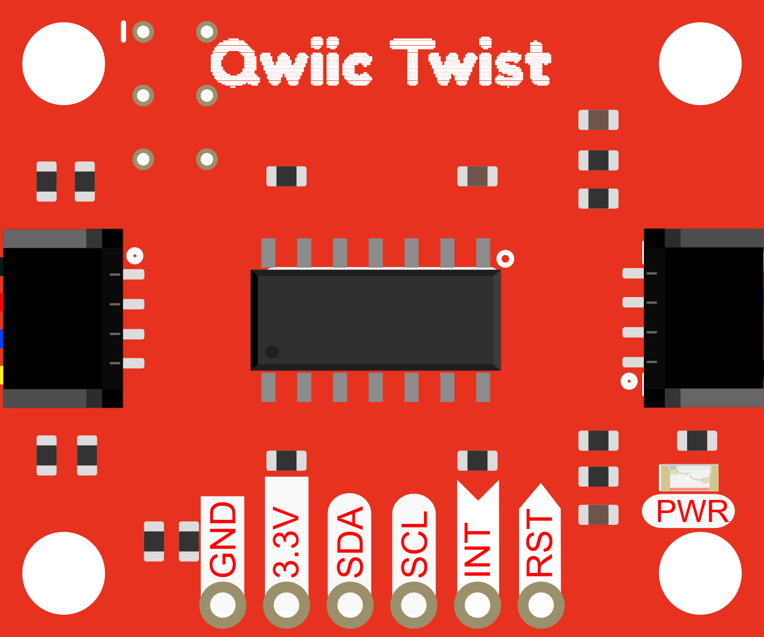 Image of SparkFun Qwiic Twist - RGB Rotary Encoder Breakout