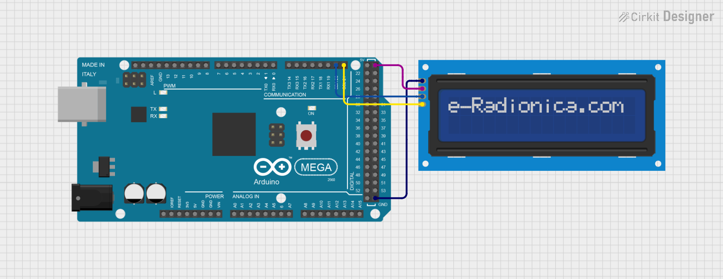 Image of project 3: A project utilizing 16x2 I2C LCD in a practical application