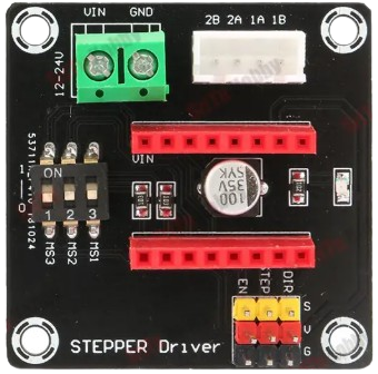 Image of stepper motor driver expansion board