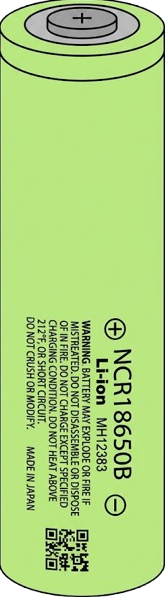 Image of 18650 Li-Ion Battery