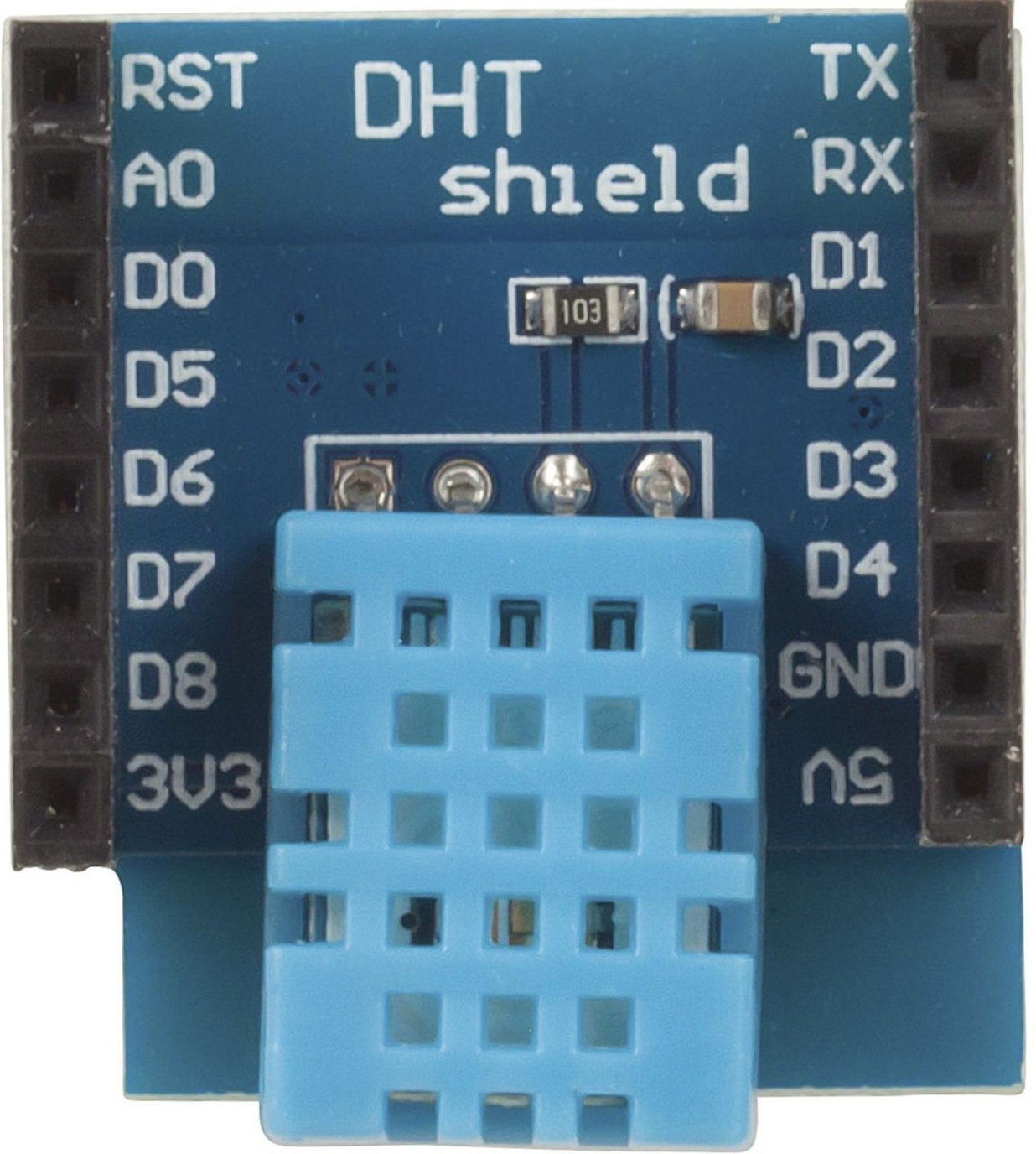 Image of Duinotech Wi-Fi Mini DHT11 Temperature and Humidity Sensor Shield