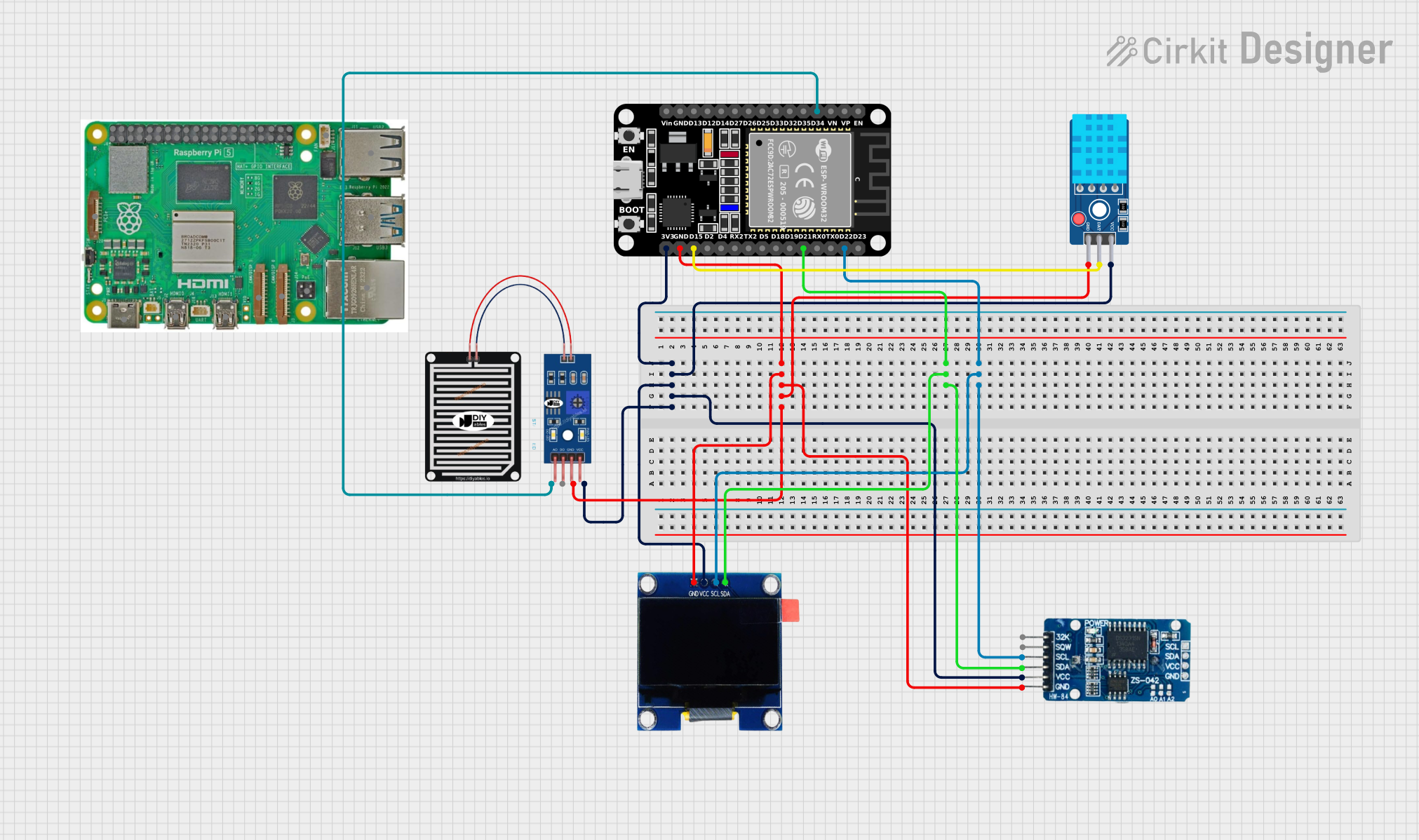 Image of Weather Station: A project utilizing Adafruit SHT31-D in a practical application