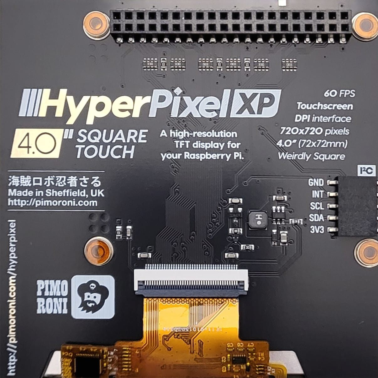 Image of Hyperpixel XP Square Touch 4.0
