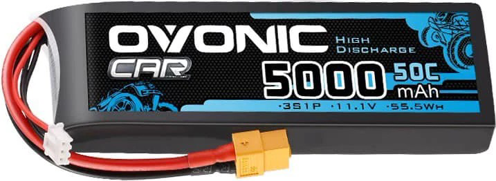 Image of lipo 3s 5000mah 50c ovonic