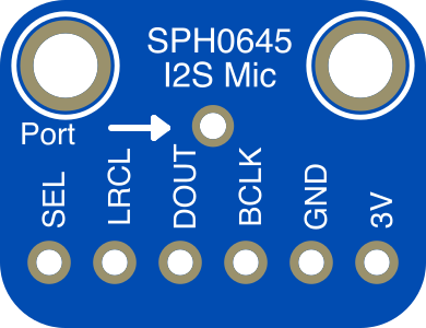 Image of Adafruit I2S Mic -  SPH0645