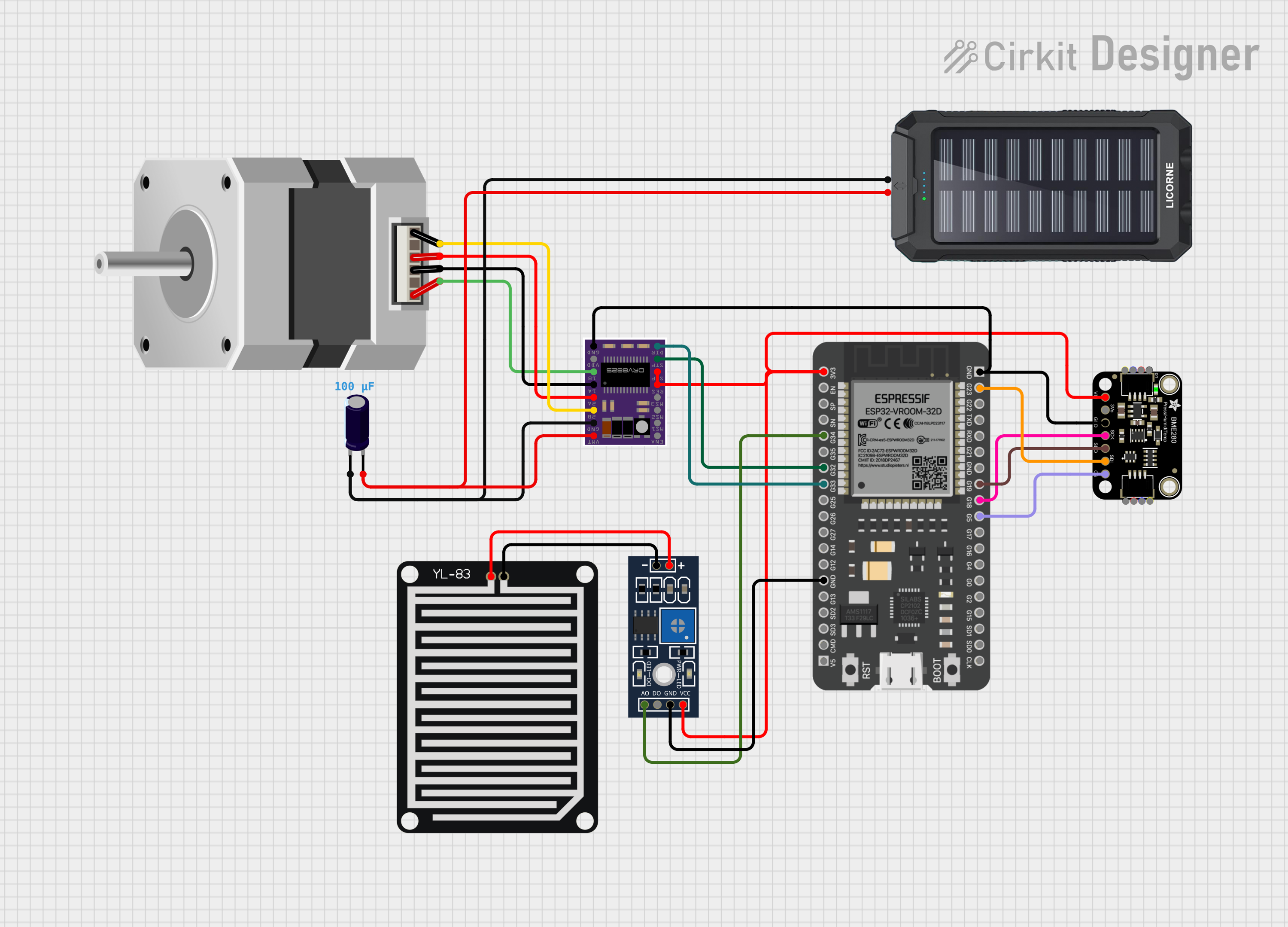 Image of WEATHER: A project utilizing DRV8825 in a practical application