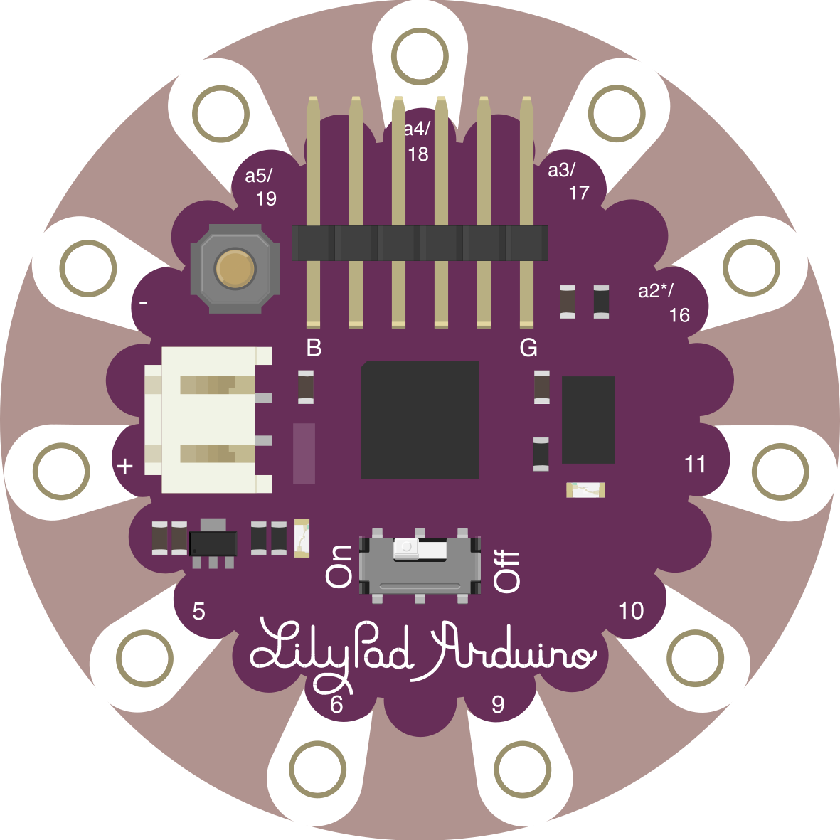 Image of LilyPad Arduino Simple Board