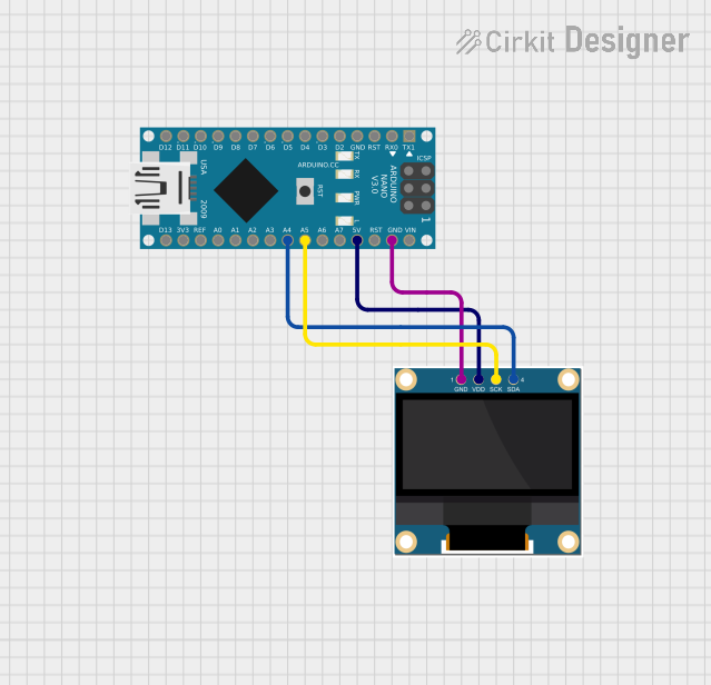 Image of OLED Display: A project utilizing Arduino Nano in a practical application